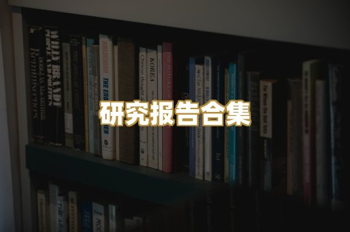 研究报告合集